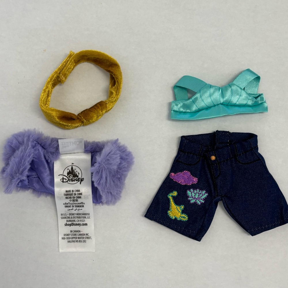 Disney NuiMOs Princess 3 Outfit Lot - 9 Pieces